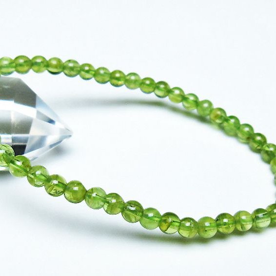 ペリドット ブレスレット 4mm [T283-10645]