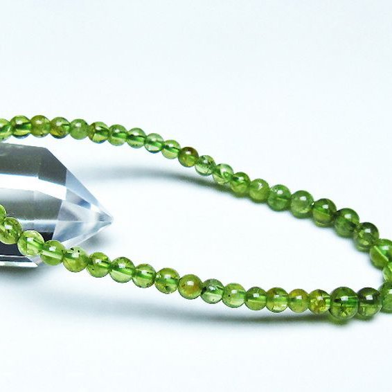 ペリドット ブレスレット 4mm [T283-10680]