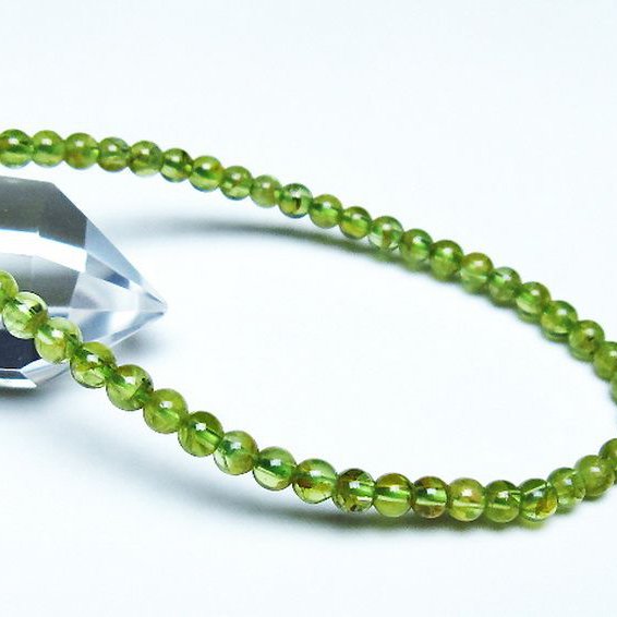 ペリドット ブレスレット 4mm [T283-10682]