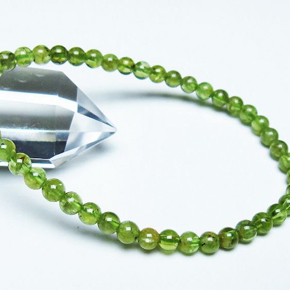 ペリドット ブレスレット 4mm [t283-10685]