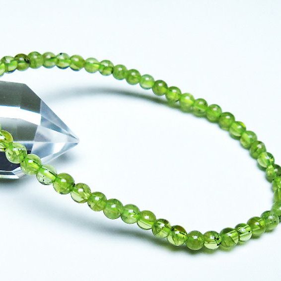 ペリドット ブレスレット 4mm [T283-10690]