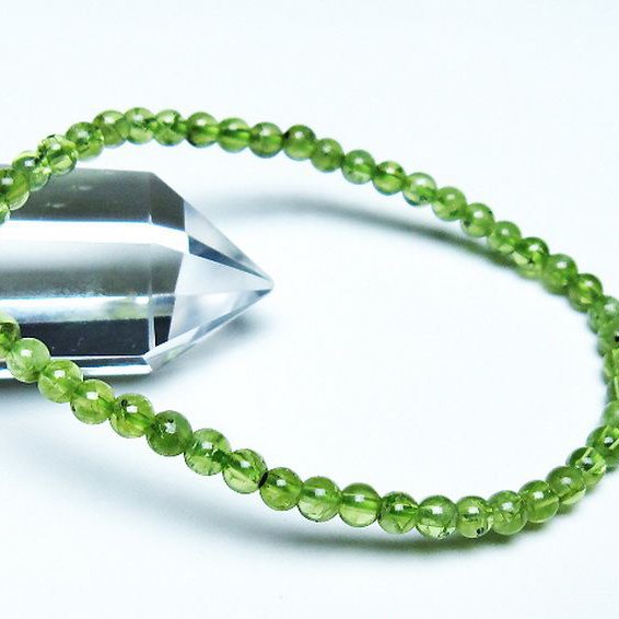 ペリドット ブレスレット 4mm [T283-10691]