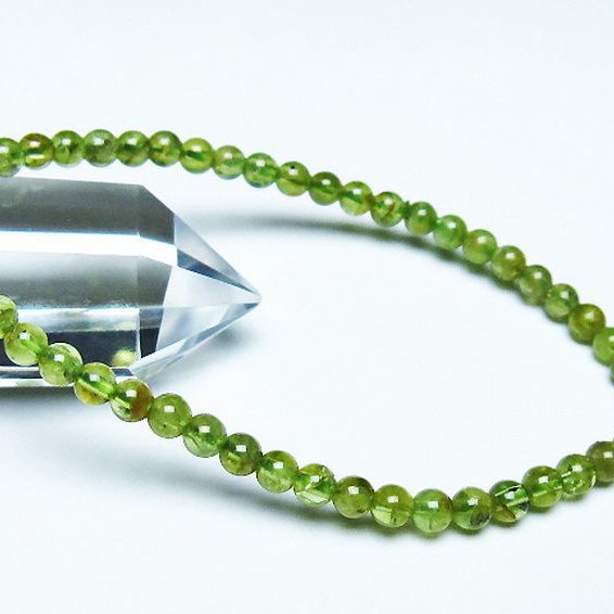 ペリドット ブレスレット 4mm [T283-10693]