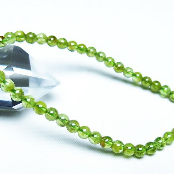 ペリドット ブレスレット 4mm [t283-10823]