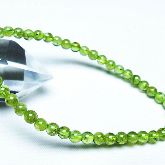 ペリドット ブレスレット 4mm [T283-10825]