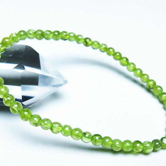 ペリドット ブレスレット 4mm [T283-10835]