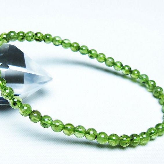 ペリドット ブレスレット 4mm [T283-10836]
