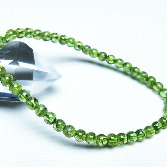 ペリドット ブレスレット 4mm [t283-10869]