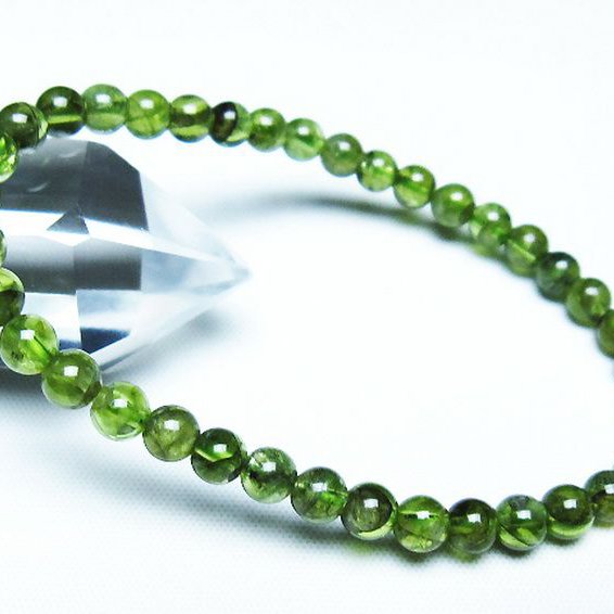ペリドット ブレスレット 5mm [T283-10883]
