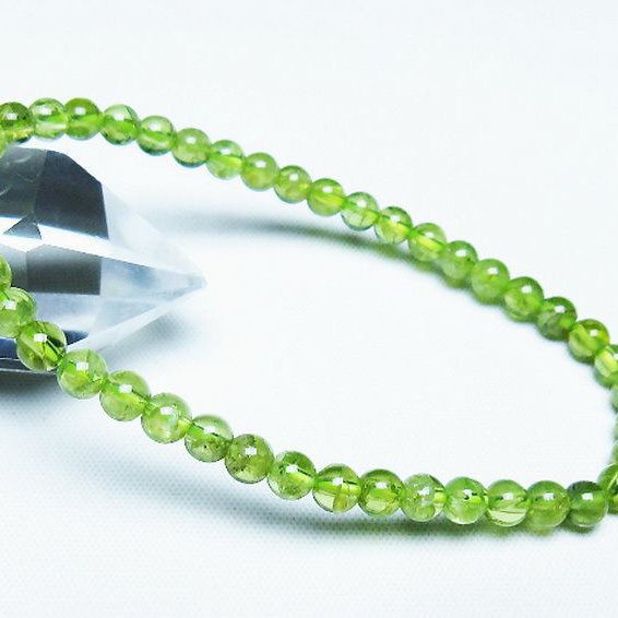 ペリドット ブレスレット 5mm [t283-10888]