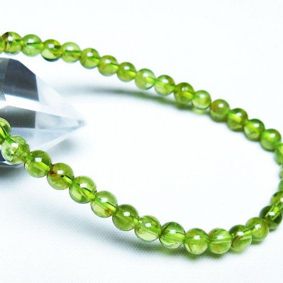 ペリドット ブレスレット 5mm [T283-10923]