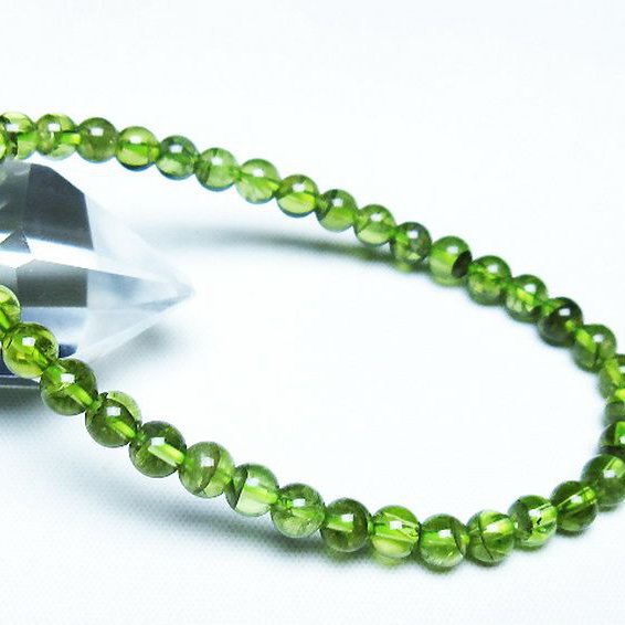 ペリドット ブレスレット 5mm [T283-10927]