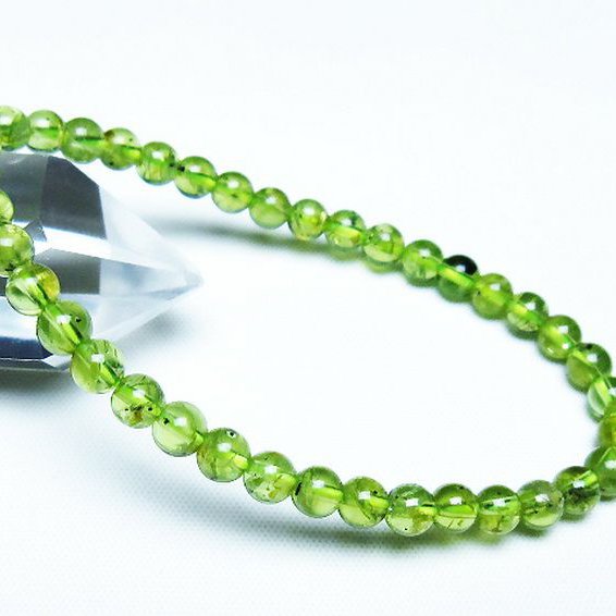ペリドット ブレスレット 5mm [T283-10929]