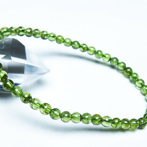 ペリドット ブレスレット 4mm [T283-10938]