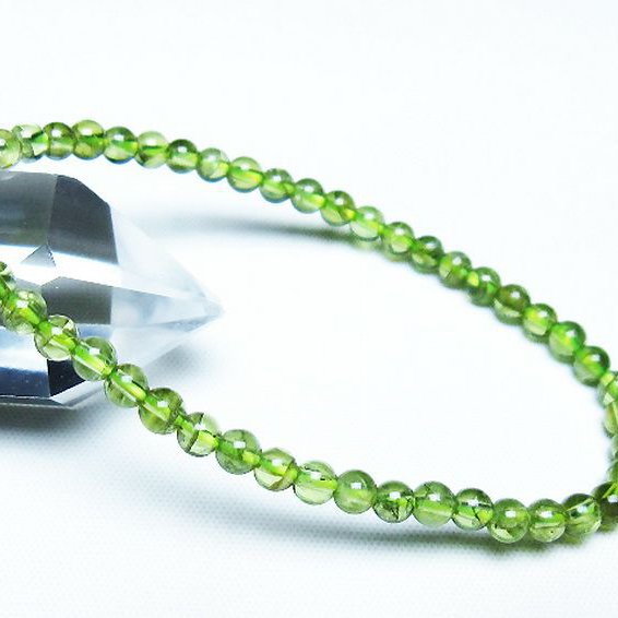 ペリドット ブレスレット 4mm [T283-10940]