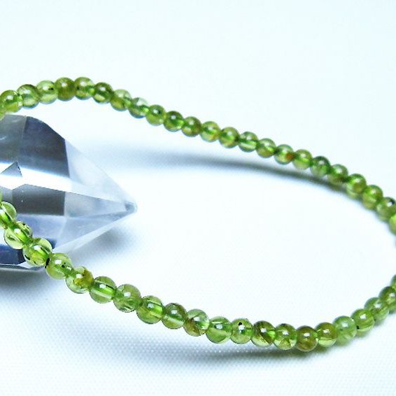 ペリドット ブレスレット 4mm [t283-11053]
