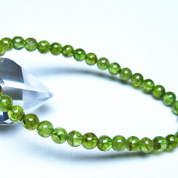 ペリドット ブレスレット 5mm [t283-11067]
