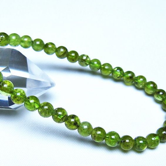 ペリドット ブレスレット 5mm [t283-11069]