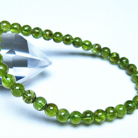 ペリドット ブレスレット 5mm [t283-11070]
