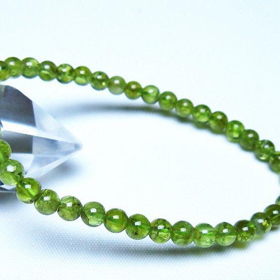 ペリドット ブレスレット 5mm [t283-11071]