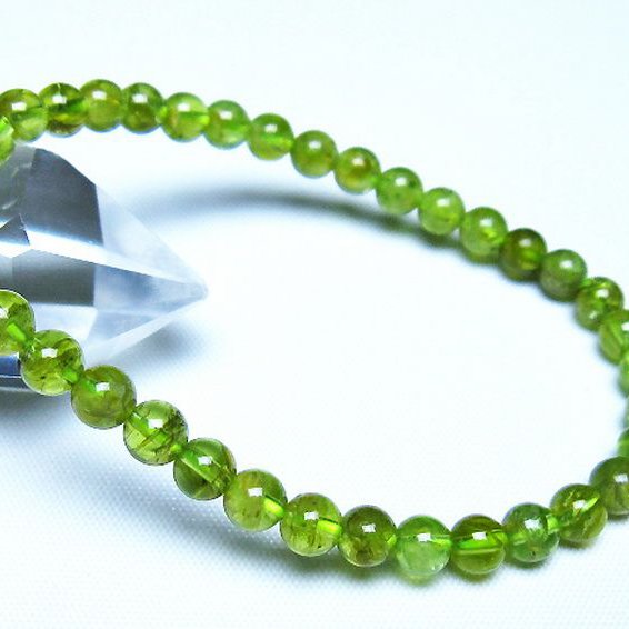 ペリドット ブレスレット 5mm [t283-11074]