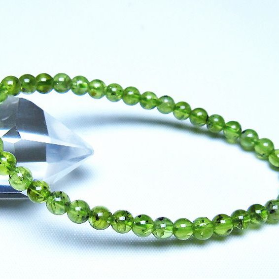 ペリドット ブレスレット 5mm [t283-11089]