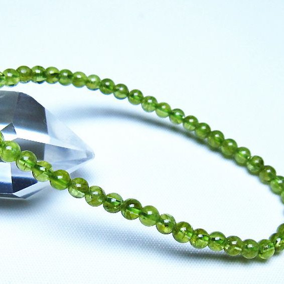 ペリドット ブレスレット 4mm [t283-11092]