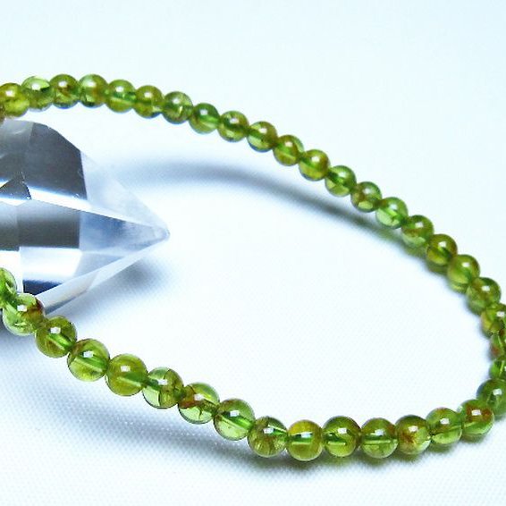 ペリドット ブレスレット 4mm [t283-11094]