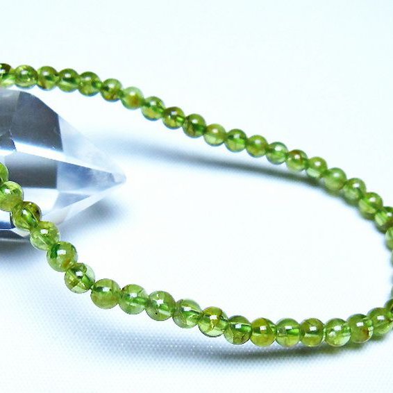 ペリドット ブレスレット 4mm [t283-11097]