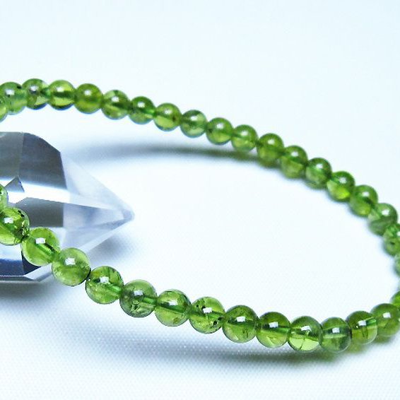 ペリドット ブレスレット 5mm [t283-11119]