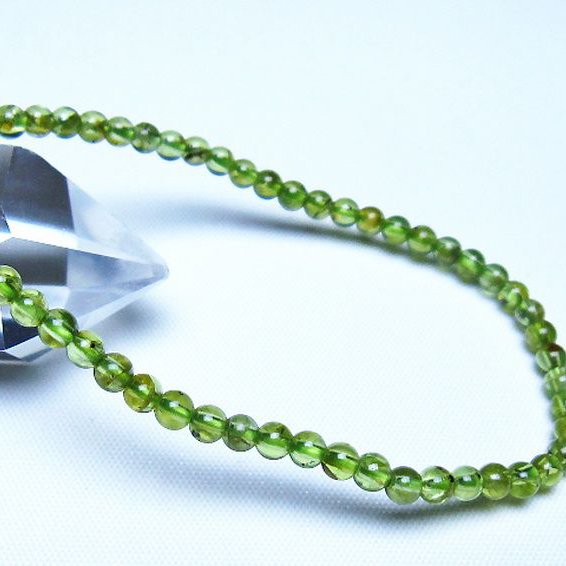 ペリドット ブレスレット 4mm [t283-11124]