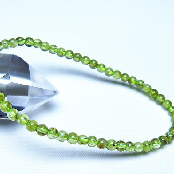 ペリドット ブレスレット 4mm [t283-11125]