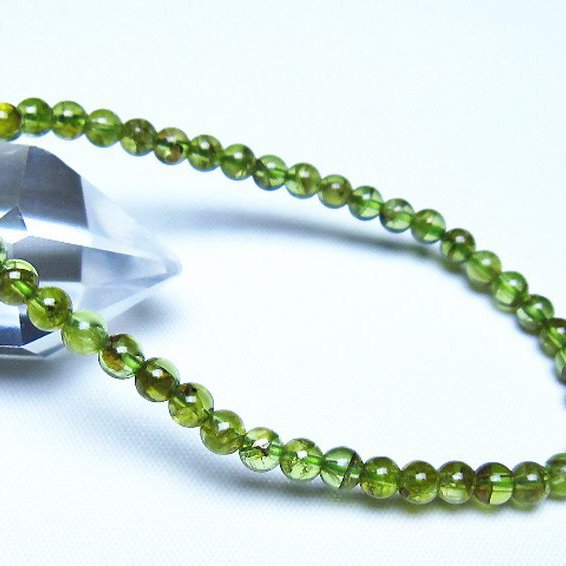 ペリドット ブレスレット 4mm [t283-11131]