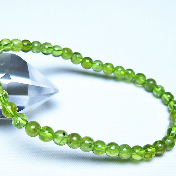 ペリドット ブレスレット 5mm [t283-11134]