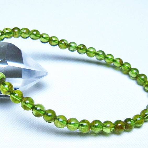 ペリドット ブレスレット 5mm [t283-11135]