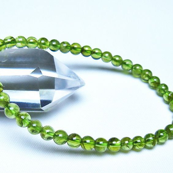 ペリドット ブレスレット 5mm [t283-11136]