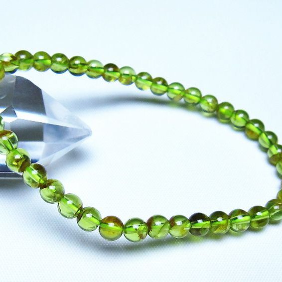 ペリドット ブレスレット 5mm [t283-11137]