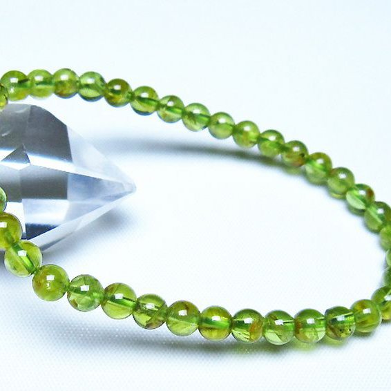ペリドット ブレスレット 5mm [t283-11141]