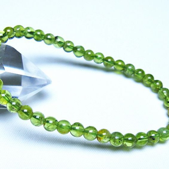 ペリドット ブレスレット 5mm [t283-11143]
