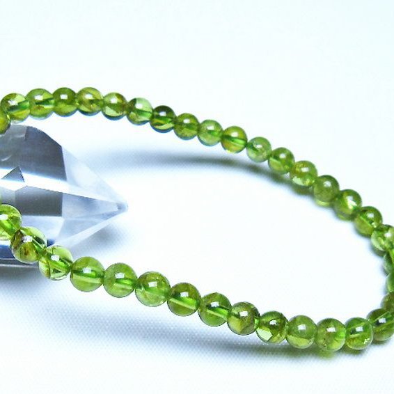 ペリドット ブレスレット 5mm [t283-11144]