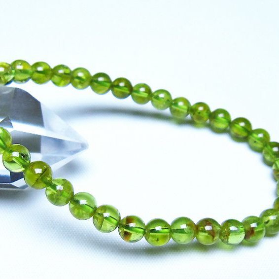 ペリドット ブレスレット 5mm [t283-11146]