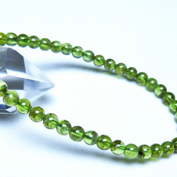 ペリドット ブレスレット 5mm [t283-11147]