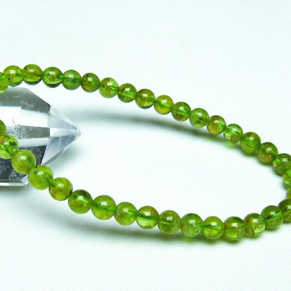 ペリドット ブレスレット 5mm [T283-8328]