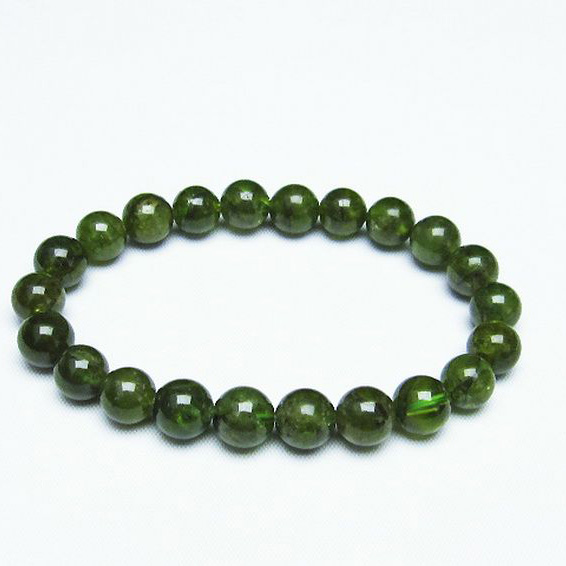 ペリドットブレスレット9mm/カラーセラピー（グリーン）/