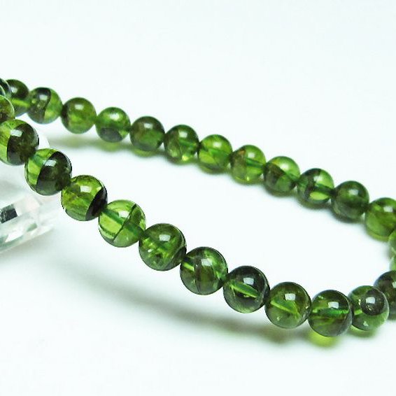ペリドット ブレスレット 7mm [t284-2463]