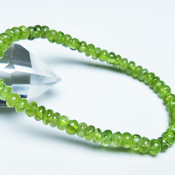 ペリドット ブレスレット 5mm [t284-2789]