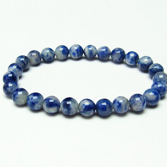 デュモルチェライトインクォーツ ブレスレット 8mm [t286-3189]