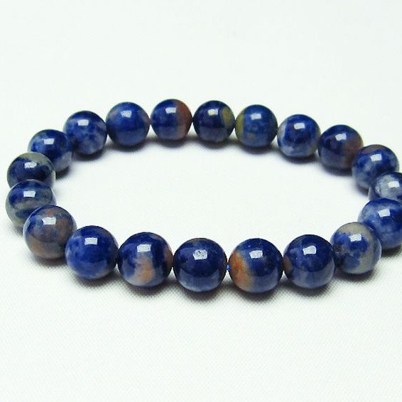 デュモルチェライトインクォーツ ブレスレット 10mm [T286-3204]