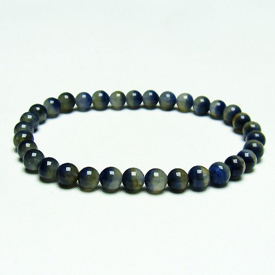 デュモルチェライトインクォーツ  ブレスレット 6mm [T286-3735]