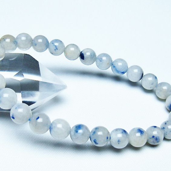 デュモルチェライトインクォーツ ブレスレット 7mm [T286-4354]